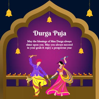 Free Navratri Quotes Post Template
