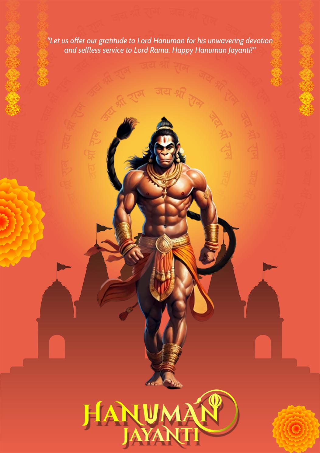 Free Hanuman Jayanti Post Download