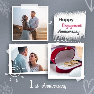 Engagement Anniversary Instagram Post Free