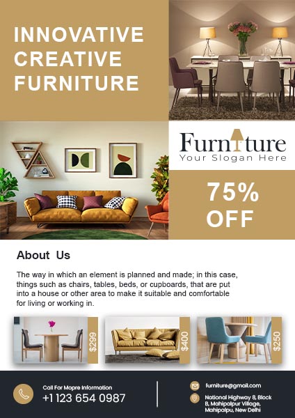 Furniture Shop Offer Template