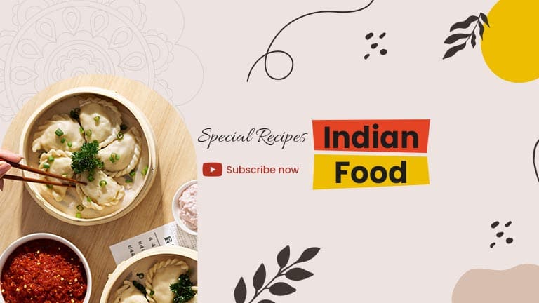 Indian Food Video YouTube Channel Banner