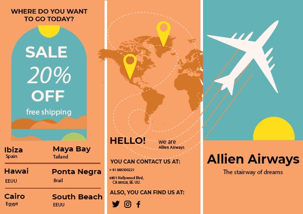Free Airline Detail Poster