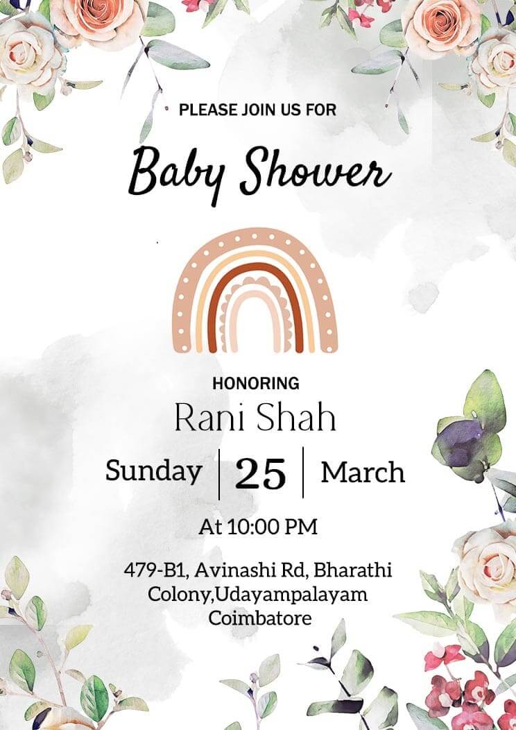 Best Baby Shower Invitation Card