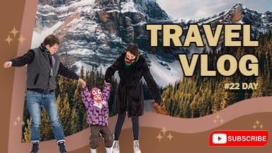 Simple Travel Vlog Youtube Thumbnail