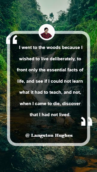 Nature Quotes Instagram Story Template