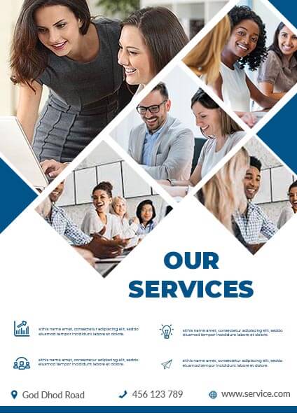 Digital Marketing Company Service Poster
