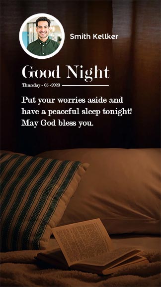 Good Night Quote Instagram Story Template Download
