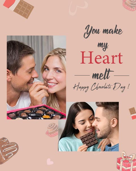 Free Happy Chocolate Day Story Template