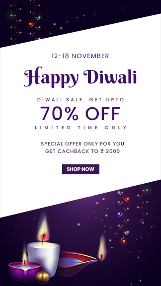 Happy Diwali Stylish Sale Instagram Story