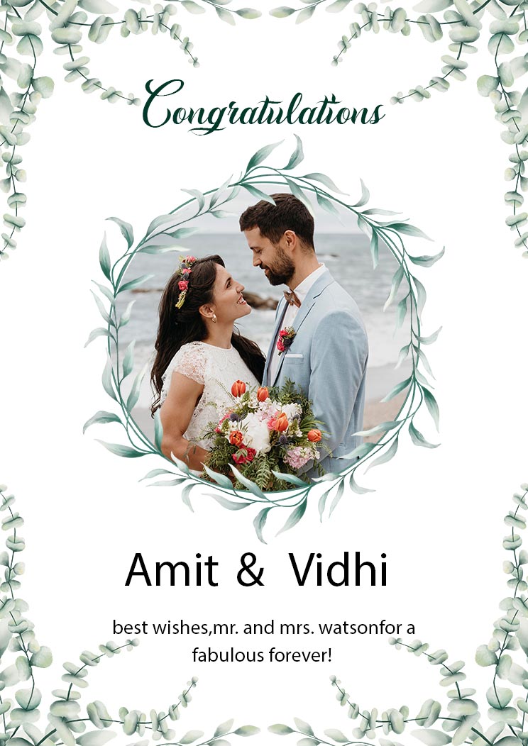 Download Wedding Congratulation Greeting Card