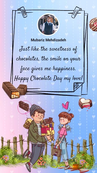 Chocolate Day Quotes Instagram Story Template