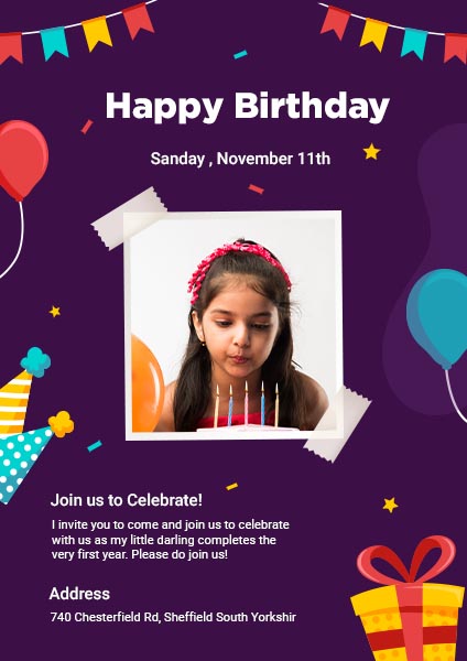 Download Birthday Party Invitation