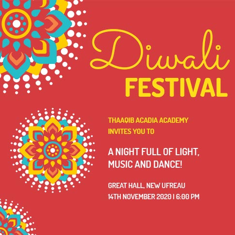 Free Diwali Festival Party Post Template