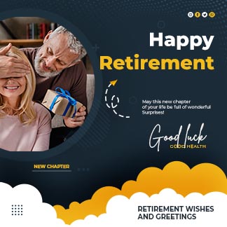 Happy Retirement Wishes Instagram Post Template