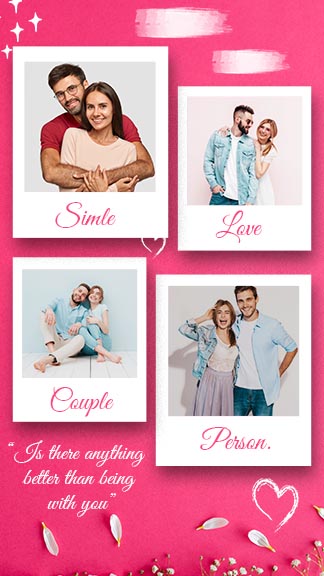 Love Photo Collage Instagram Story Template