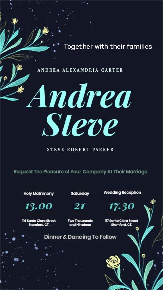 Marriage Invitation Story Template Download