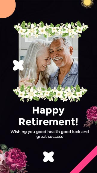 Retirement Greeting Instagram Story Template