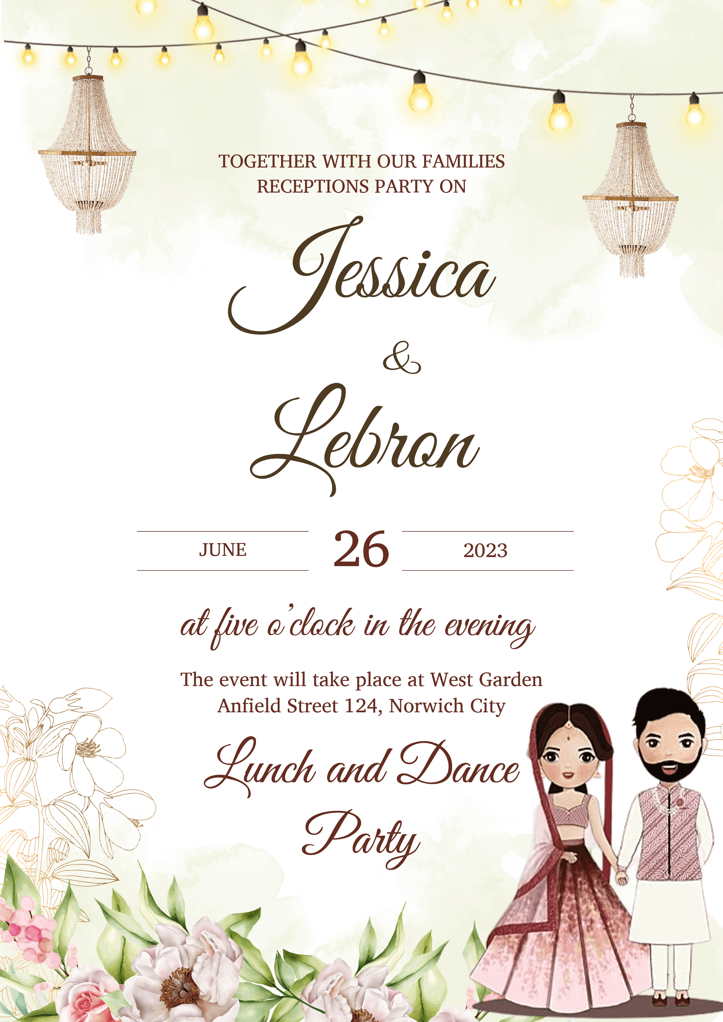 Download New Reception Party Invitation Card