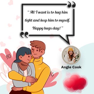 Happy Hug Day Quote Post