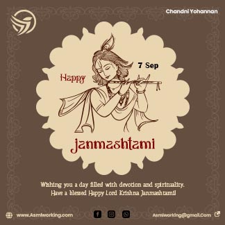 Happy Janmashtami Traditional Daily Post
