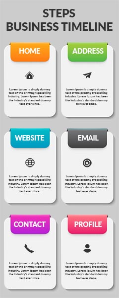 Business Timeline Infographics Template