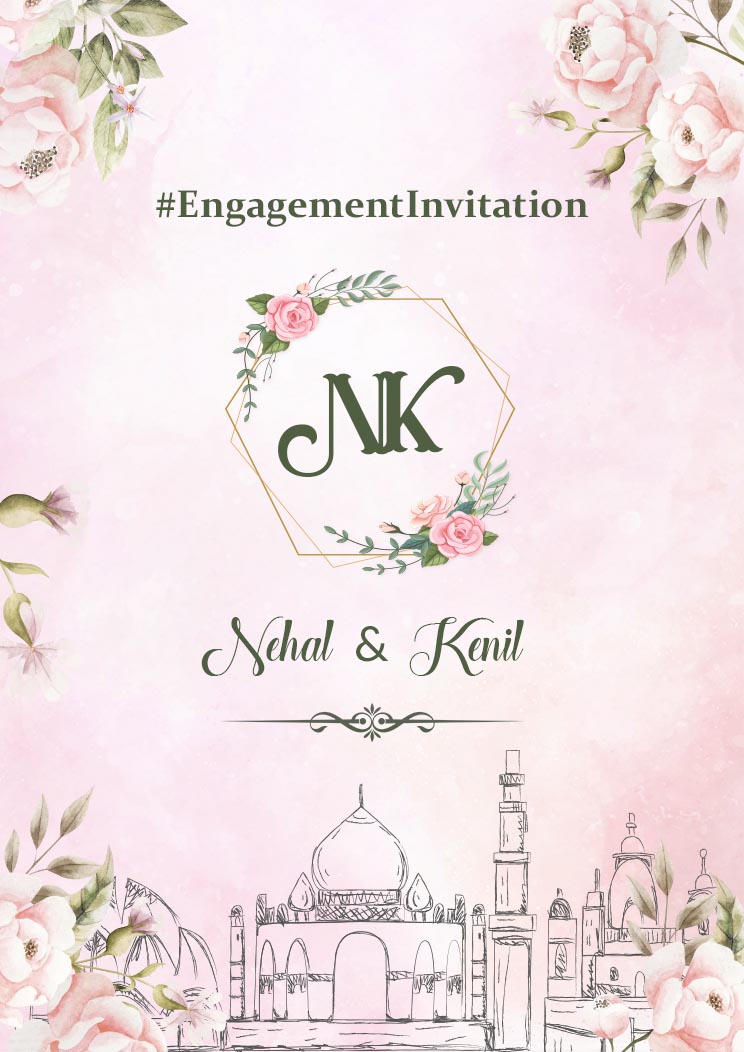 Traditional Engagement Invitation Template