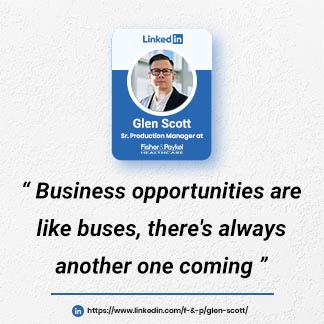 Business Success Quote LinkedIn Post