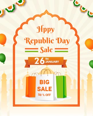 Happy Republic Day Sale Facebook Post
