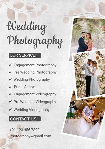 Free Wedding Photography Flyer