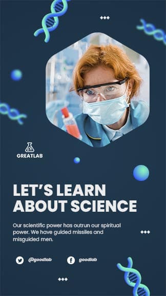 Download Science Social Media Story Template