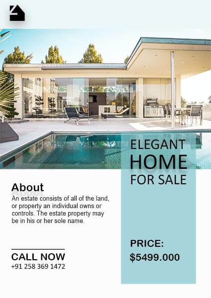 Home Sale Poster Template