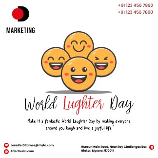 World Laughter Day Daily Branding Post