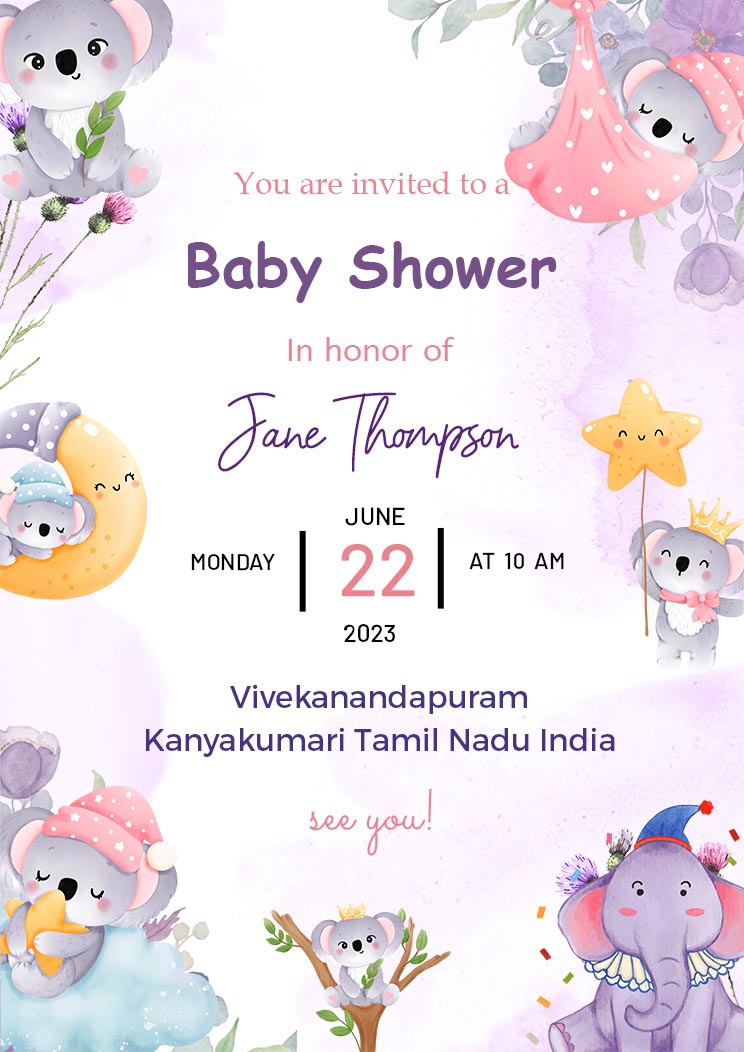 Best Baby Shower Invitation Template