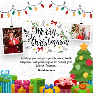 Merry Christmas Greeting Instagram Post Download