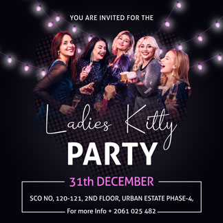 Kitty Party Celebration Party Instagram Post