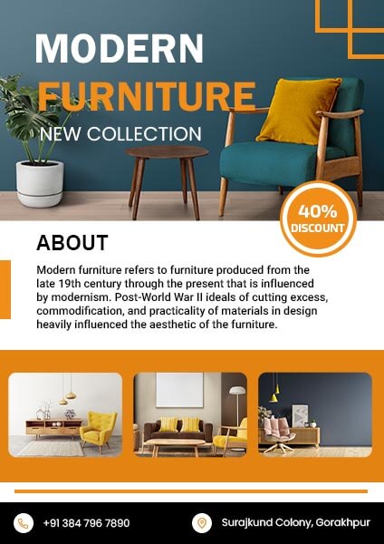 Download Modern Furniture Poster Flyer