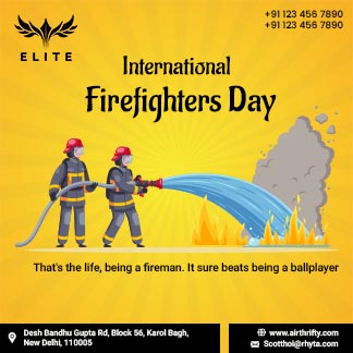 International Firefighters Day Daily Branding Post