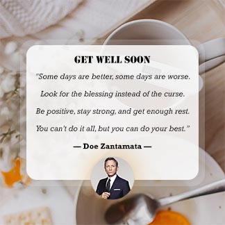 Pastel Brown Modern Get Well Soon Quotes Post