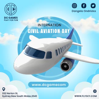 Colorful International Civil Aviation Day Instagram Daily Post