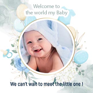 Download Welcome Baby Instagram Post