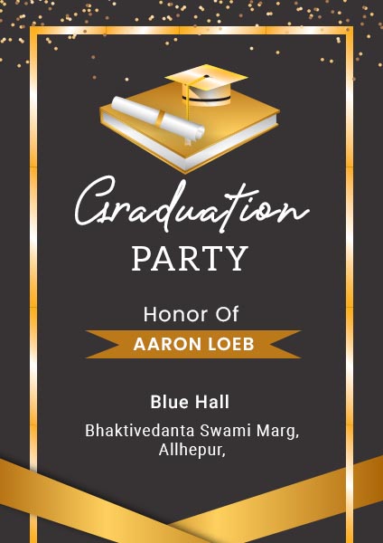 Graduation Party Flyer Invitation