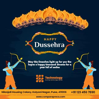 New Happy Dussehra Daily Branding Post