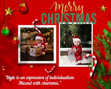 Merry Christmas Greeting Story Template