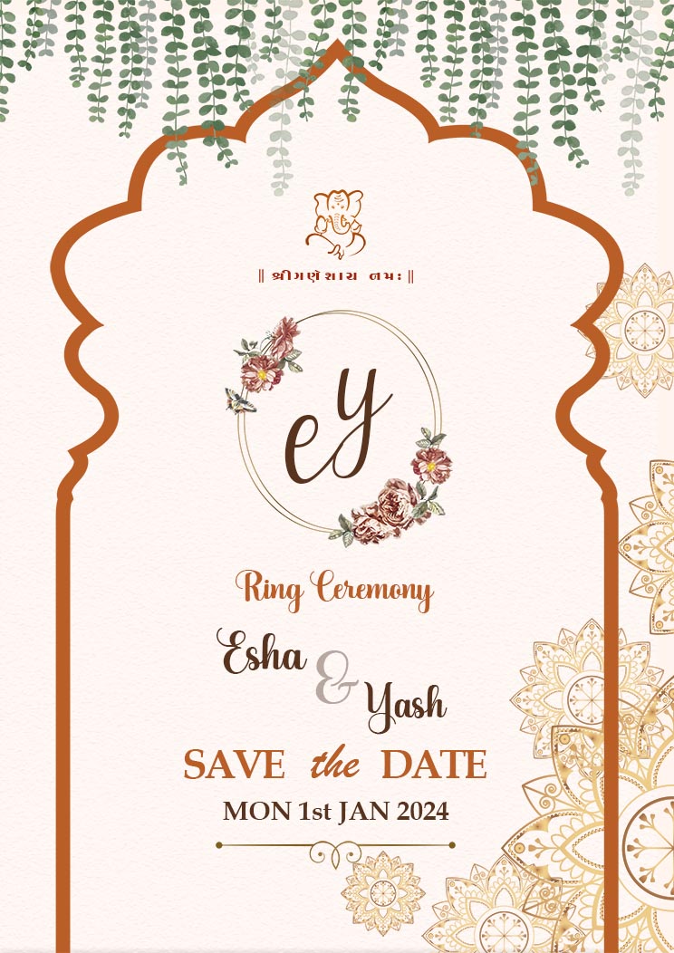 Engagement Invitation Ring Ceremony Invites Indian Engagement Invites  Digital Roka Cards Ring Ceremony Invitation Engagement Card Canva - Etsy