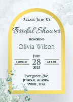 Bridal Shower Invitation Card Download