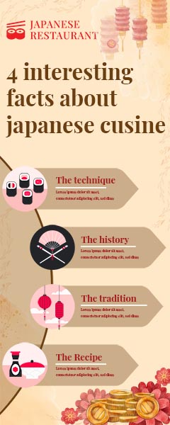 Japanese Cuisine Infographic Template