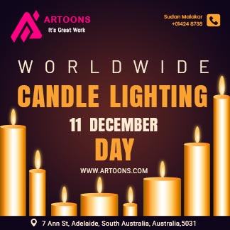 Free Worldwide Candle Lighting Day Post