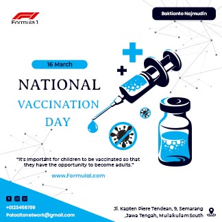 National Vaccination Day Instagram Branding Post