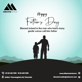 Free Happy Father's Day Daily Branding Post