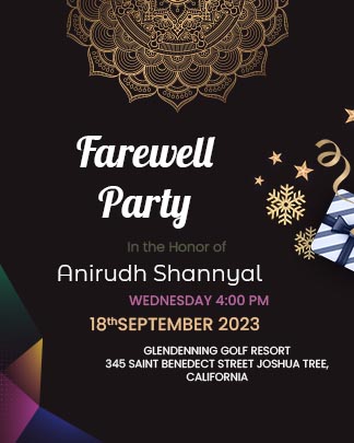 Farewell Party Invitation Instagram Template